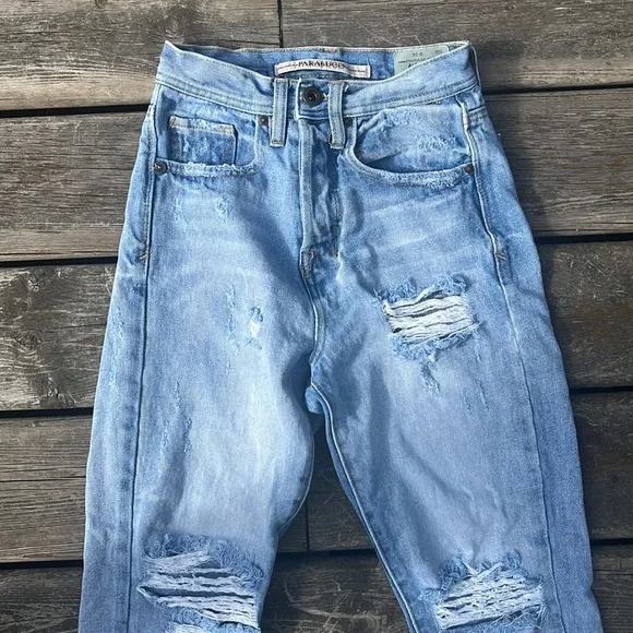 Parasuco High Rise Distressed Jeans - Picture 2 of 5